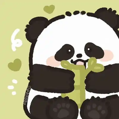 2023最新超萌熊猫小熊卡通动漫情情侣头像我要个性网
