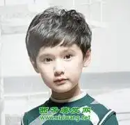 时尚儿童烫发发型图片

